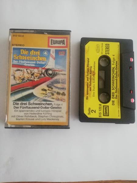 Die drei Schweinchen 4 Der Fünftausend-Dollar-Gewinn Schwarz mit Gelben Aufkleber 515122.8 Europa(Flecken auf MC Label)